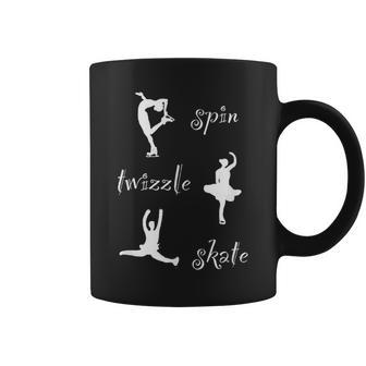 Ice Skating Spin Twizzle Skate For Figure Skaters Coffee Mug | Mazezy