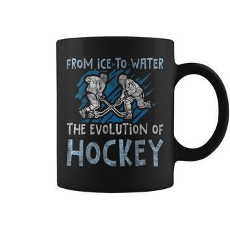 From Ice To Water The Evolution Of Hockey Underwater Hockey Coffee Mug | Mazezy