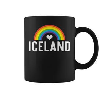 Iceland Lgbt Gay Pride Rainbow Travel Coffee Mug | Mazezy
