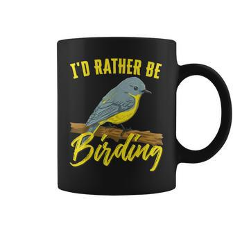 Id Rather Be Birding Funny Bird Watching Ornithologist Bird Watching Funny Gifts Coffee Mug | Mazezy