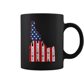 Idaho Usa Flag Fourth July 4Th Fathers Day Bbq Beer Summer Beer Funny Gifts Coffee Mug | Mazezy