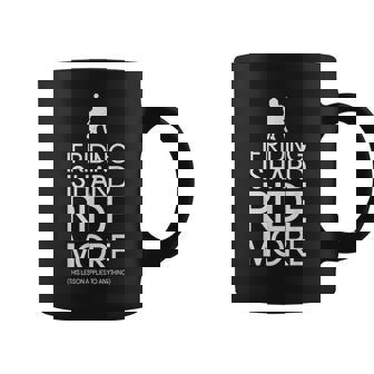 If Riding Is Hard Ride More | Inspirational Horse Lover Gift Coffee Mug - Thegiftio