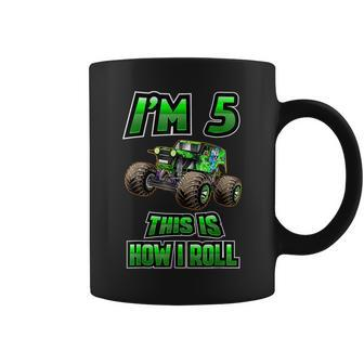 Im 5 This Is How I Roll 5 Years Old 5Th Birthday Coffee Mug - Seseable
