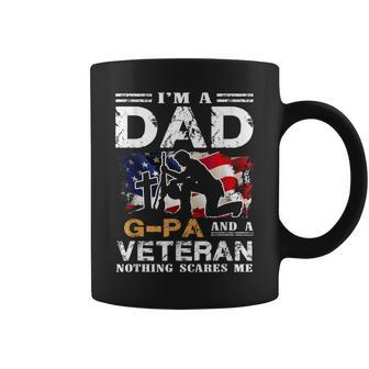Im A Dad Gpa And A Veteran 4Th Of July Gifts Gift For Mens Coffee Mug | Mazezy UK