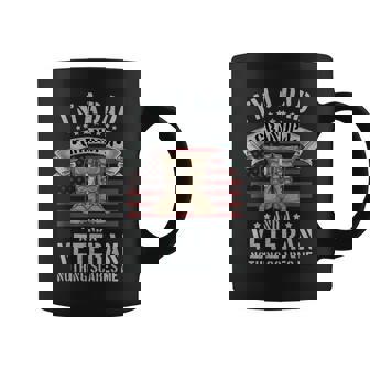 Im A Dad Grandpa And A Veteran Nothing Scares Me Gift Gift For Mens Coffee Mug | Mazezy