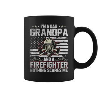 Im A Dad Grandpa Gift For Firefighter Fathers Day Coffee Mug | Mazezy