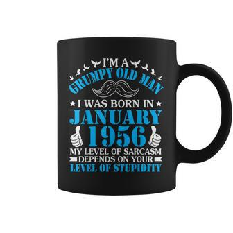 Im A Grumpy Old Man I Was Born In January 1956 Birthday Coffee Mug | Mazezy
