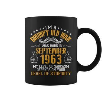 Im A Grumpy Old Man I Was Born In September 1963 Birthday Coffee Mug | Mazezy