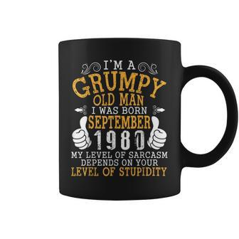 Im A Grumpy Old Man I Was Born September 1980 And 40 Years Coffee Mug | Mazezy