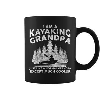Im A Kayaking Grandpa Funny Kayaking Canoeing Gift Gift For Mens Coffee Mug | Mazezy