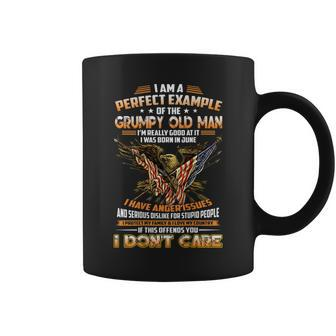 Im A Perfect Example The Grumpy Old Man Was Born In June Gift For Mens Coffee Mug | Mazezy