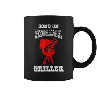 Im A Serial Griller Grilling Barbecue Italian Words Coffee Mug | Mazezy