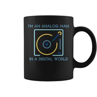 Im An Analog Man In A Digital World Coffee Mug | Mazezy