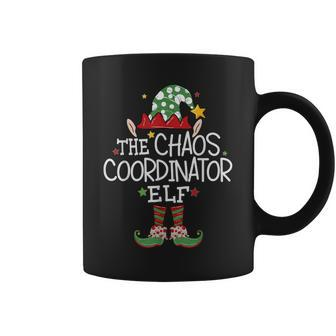 I'm The Chaos Coordinator Elf Christmas Matching Elf Coffee Mug - Monsterry