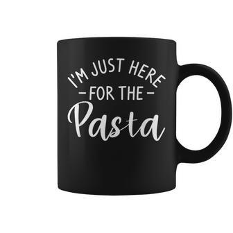 Im Just Here For The Pasta Italian Food Lover Coffee Mug | Mazezy