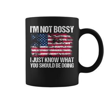 I'm Not Bossy I Just Know What You Should Be Doing Coffee Mug | Mazezy