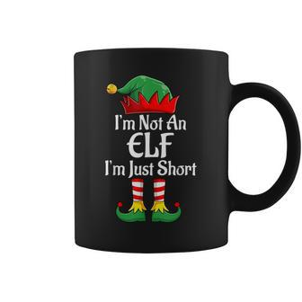 I'm Not An Elf Im Just Short Christmas Matching Family Coffee Mug - Seseable