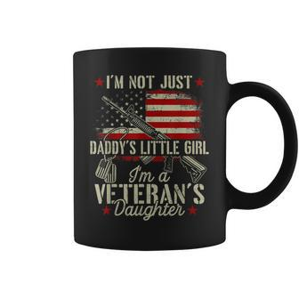 Im Not Just Daddys Little Girl Veterans Daughter Army Dad Coffee Mug | Mazezy