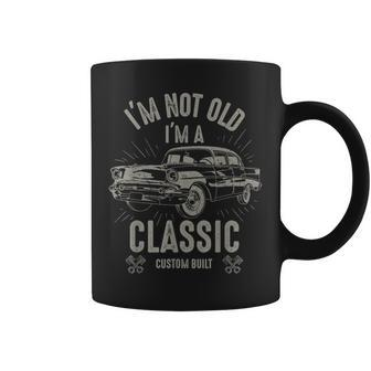 Im Not Old Im Classic Funny Car Quote Retro Vintage Car Coffee Mug | Mazezy CA