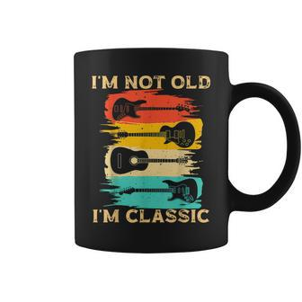 Im Not Old Im Classic Retro Vintage Pickup Guitar Coffee Mug - Seseable