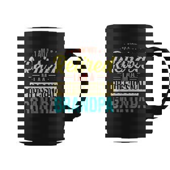 Im Not Retired Im A Professional Grandpa Vintage Coffee Mug - Thegiftio UK
