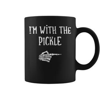 I'm With The Pickle Matching Couple Costume Halloween Coffee Mug - Monsterry UK