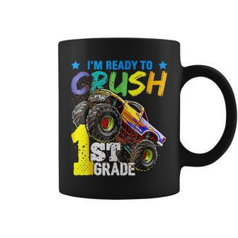 I'm Ready To Crush 1St Grade T Rex Dinosaur Back To School Coffee Mug - Monsterry UK