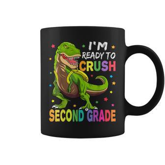 I'm Ready To Crush 2Nd Grade Dinosaur Back To School Coffee Mug - Monsterry DE