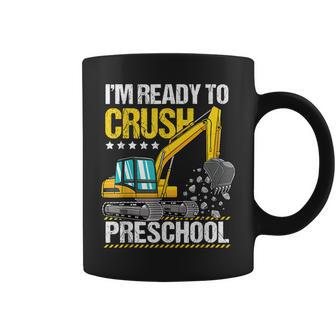 I'm Ready To Crush Preschool Construction Vehicle Boys Coffee Mug - Seseable