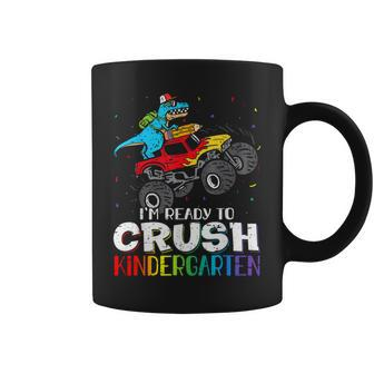 Im Ready To Crush Kindergarten Back To School Dinosaur Boys Coffee Mug - Monsterry UK
