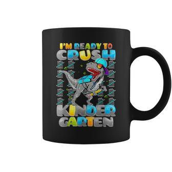 Im Ready To Crush Kindergarten Dinosaur Back To School Boys Coffee Mug | Mazezy