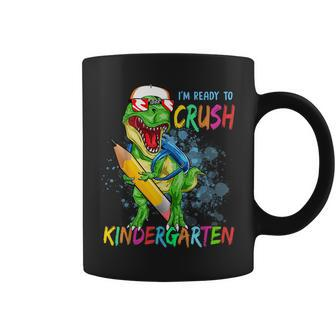 Im Ready To Crush Kindergarten Dinosaur Back To School Boys Dinosaur Funny Gifts Coffee Mug | Mazezy