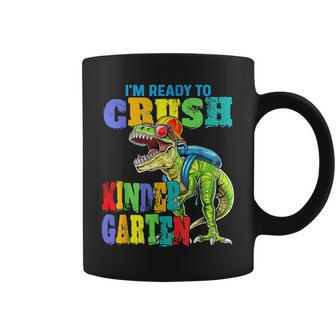 Im Ready To Crush Kindergarten Dinosaur Back To School Kids Dinosaur Funny Gifts Coffee Mug | Mazezy