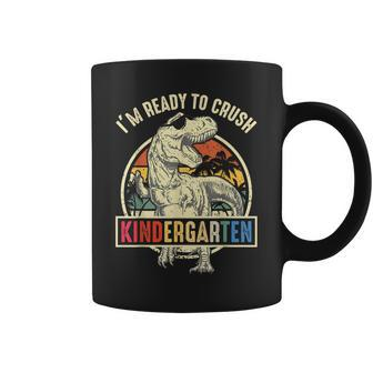 Im Ready To Crush Kindergarten Dinosaur Boys Back To School Dinosaur Funny Gifts Coffee Mug | Mazezy