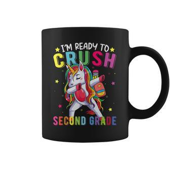 Im Ready To Crush Second Grade Unicorn Back To School Coffee Mug - Thegiftio UK