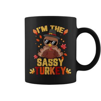 I'm The Sassy Turkey Family Matching Thanksgiving Coffee Mug - Monsterry