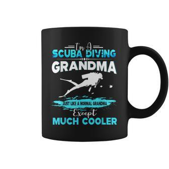 I'm A Scuba Diving Grandma Except Much Cooler Coffee Mug | Mazezy