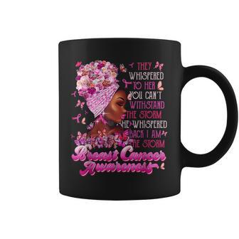I'm The Storm Black Breast Cancer Survivor Pink Ribbon Coffee Mug - Seseable