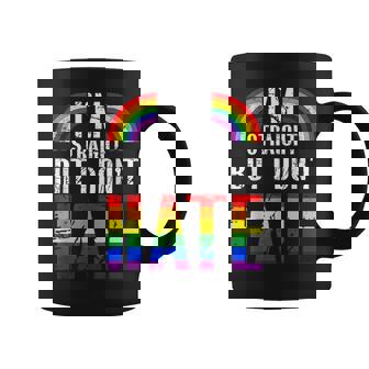 Im Straight But I Dont Hate Rainbow Lgbt Gay Pride Month Coffee Mug | Mazezy