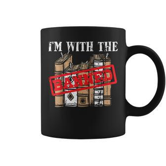 Im With The Banned Books Design For A Literature Teacher Coffee Mug