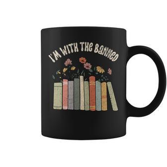 Im With The Banned Books Social Justice Reading Librarian Coffee Mug | Mazezy CA