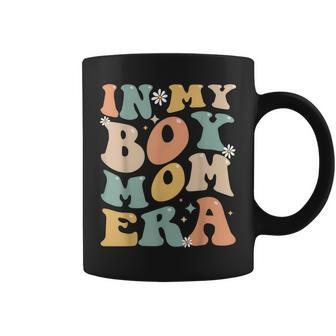 In My Boy Mom Era Groovy Mom Of Boys Gifts Funny Mothers Day Coffee Mug - Monsterry
