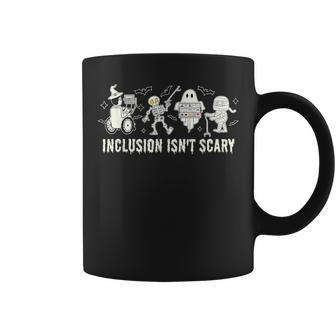 Inclusion Isn't Scary Slp Halloween Sped Teacher Coffee Mug - Monsterry AU