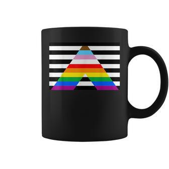 Inclusives Allys Pride Flag Coffee Mug - Seseable
