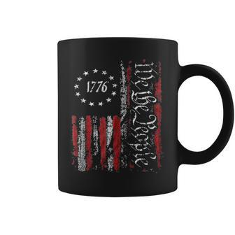Independence Day American Flag Patriotic 1776 We The People Coffee Mug - Monsterry DE