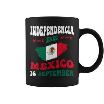 Independencia De Mexico Flag Pride Mexican Independence Day Coffee Mug - Monsterry DE
