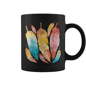 Indigenous Feathers Native American Roots Native American Coffee Mug | Mazezy