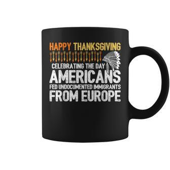 Indigenous People Thanksgiving American Immigrant Coffee Mug | Mazezy