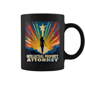 Intellectual Property Attorney Female Hero Job Women Coffee Mug | Mazezy