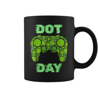 International Dot Day Video Game Lover Boys Polka Dot Gamer Coffee Mug | Mazezy